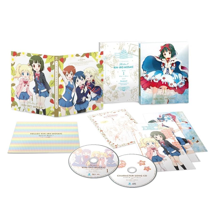 (未使用･未開封品)　きんいろモザイク 全6巻セット [マーケットプレイス Blu-rayセット] v1yptgt Amazon.co.jp | きんいろモザイク 全6巻セット [マーケット